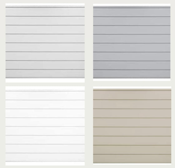 “As-Is” SmartSlat® | Heavy Duty PVC Slatwall (mixed colors)