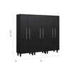Core Plus Series 3pc Cabinet Set with 30" Lockers